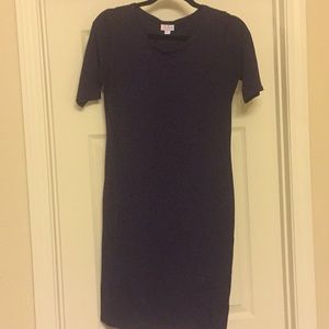 LuLaRoe: solid purple, small Julia dress, form fit